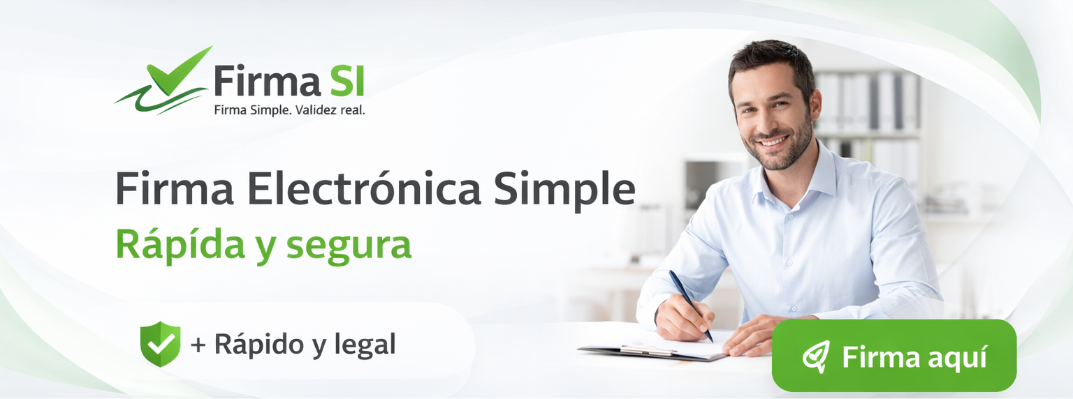 Firma electrónica simple — Firma SI
